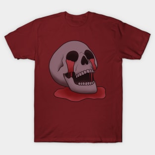 Skull Fountain (Red) T-Shirt